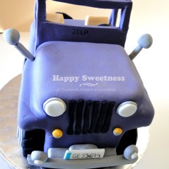 Tarta Jeep, Tarta fondant, tarta cumpleaños, tarta divertida, tarta jeep, tarta coche