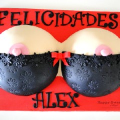 erotic cake, tits, breasts cake, fondant